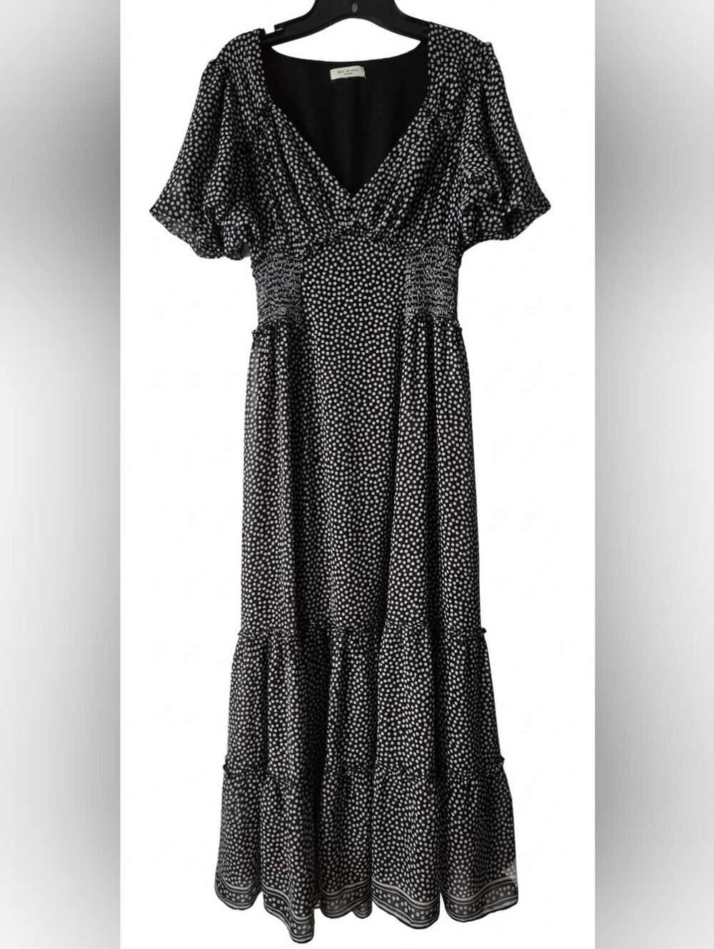 Max Studio Black and White Polka Dot Dress. Read Description.